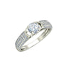 varitsa-jewellers - 1.4ct Round Diamond Gold Engagement Ring - 27GG05